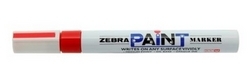  ZEBRA Perm. Paint Marker, 1.5mm (Red)