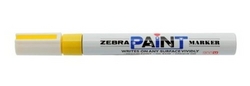  ZEBRA Perm. Paint Marker, 1.5mm (Yellow)