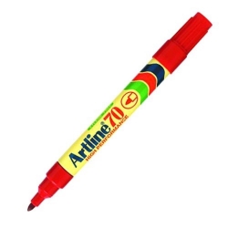  ARTLINE Permanent Marker 70, Bullet (Red)