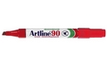  ARTLINE Permanent Marker 90, Chisel  (Red)