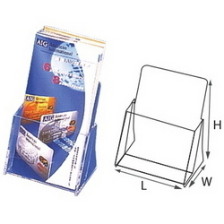  STZ Acrylic Holder 50825, 4"W, DL