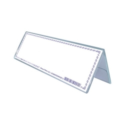  STZ Acrylic Card Stand 50992, Inverted V-Shape
