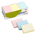  HOPAX Regular Notes Pastel 21004 1.5" x 2" Assorted (100Shts x 12Pads)