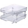  KAPAMAX Crystal Paper Tray, 2-Tiers