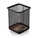  DELI Square Mesh Pen Stand 9174 (Black)