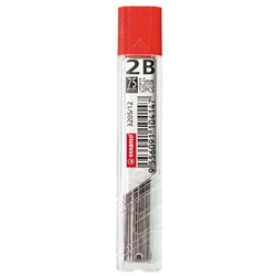  STABILO 2B Pencil Lead, 0.5mm, 12's