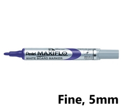  PENTEL Maxiflo Whiteboard Marker, Bullet (Vio)