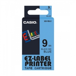  CASIO EZ-Labelling Tape 9mm (Black on Blue)